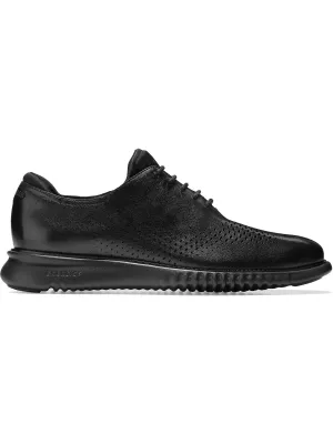 2 Zerogrand Mens Faux Leather Lace Up Oxfords