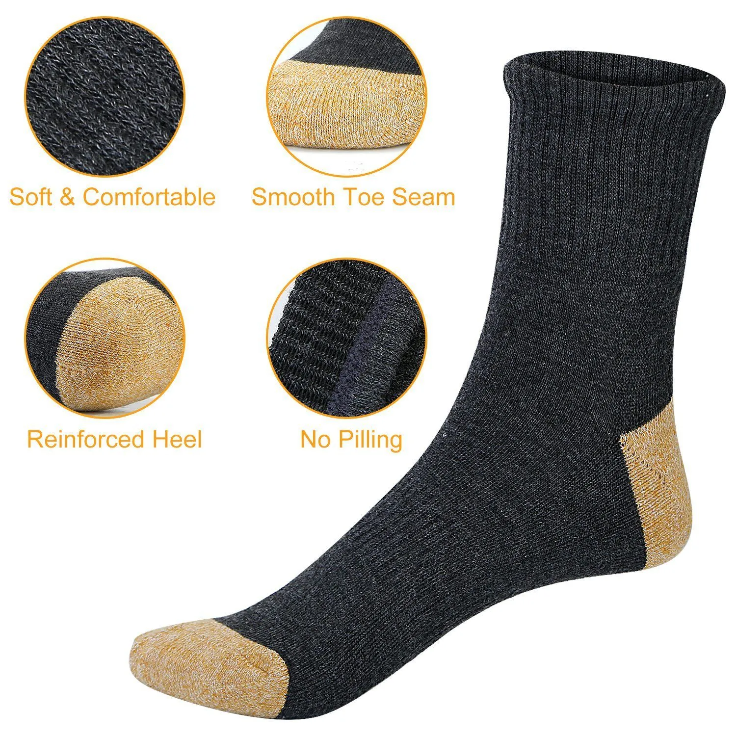 3-Pair: Men's Ankle Socks Compression Fit