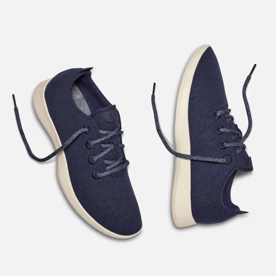 Allbirds Wool Runners - LIMITED EDITION: Navy Blue (Cream Sole)