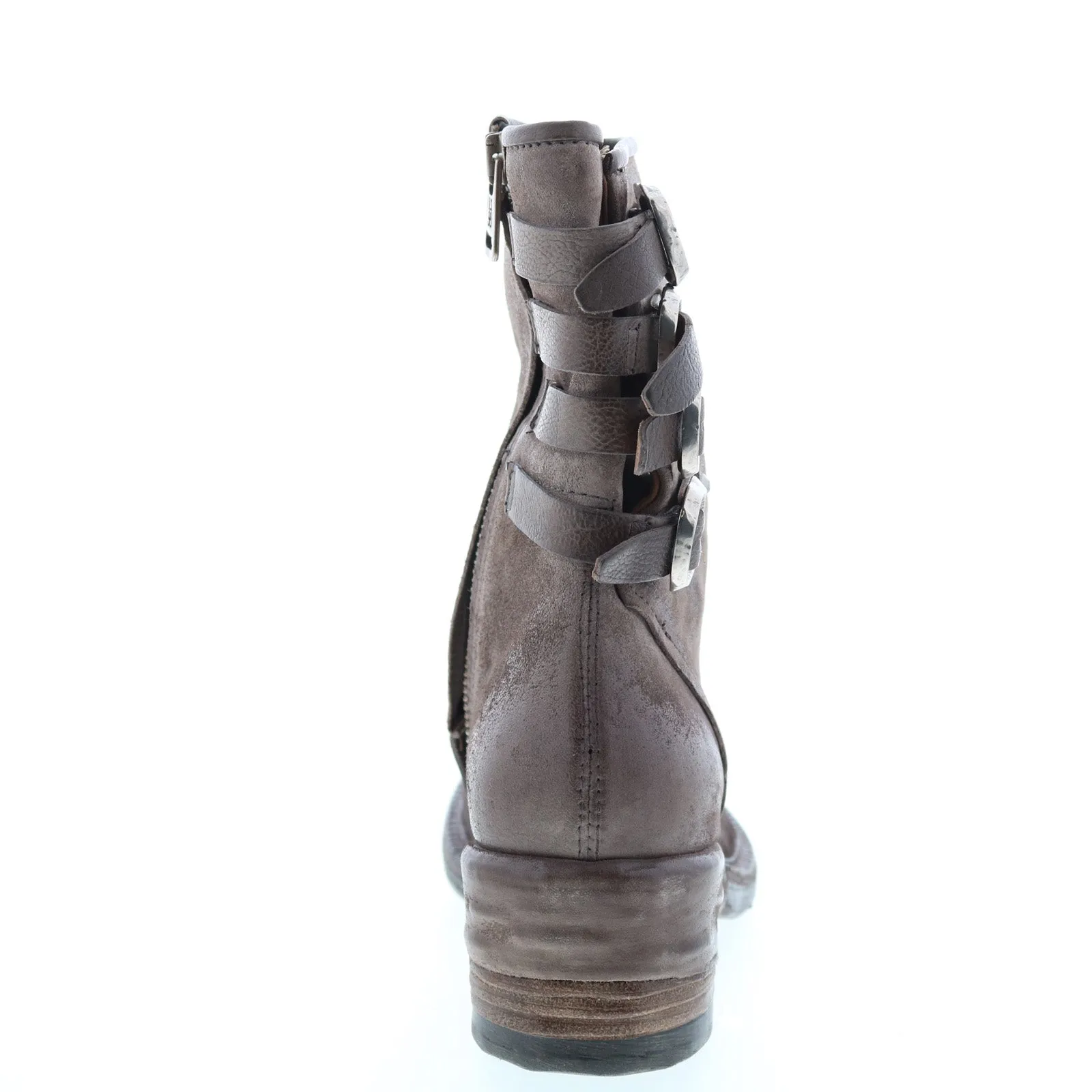 A.S. 98 Spero A23215-301 Womens Gray Leather Hook & Loop Casual Dress Boots