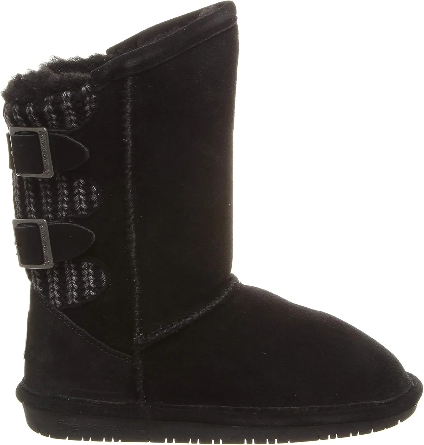 BEARPAW Youth Boshie Multiple Colors | Youth's Boot Classic Suede | Kid's Slip On Boot | Comfortable Winter Boot