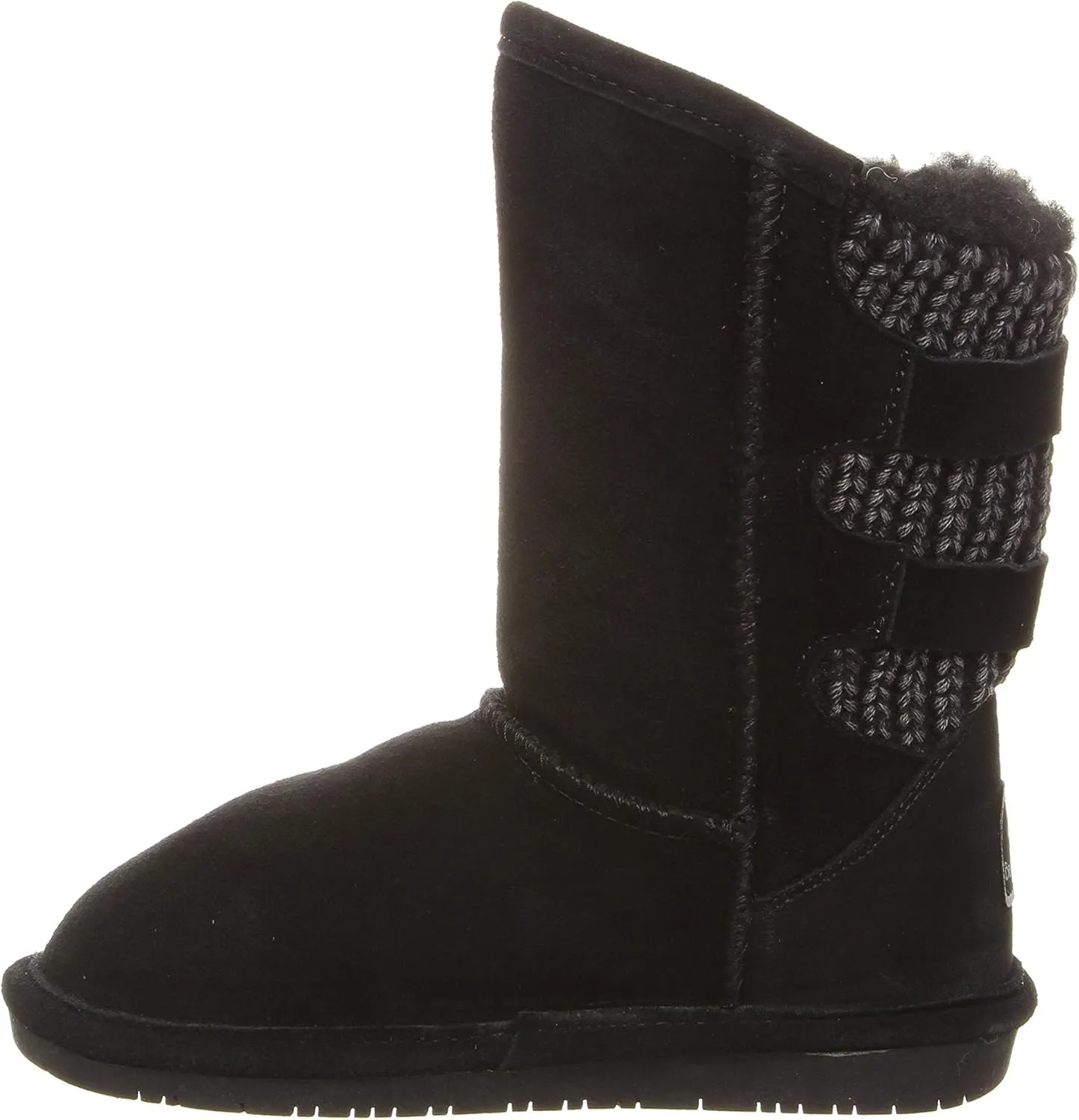 BEARPAW Youth Boshie Multiple Colors | Youth's Boot Classic Suede | Kid's Slip On Boot | Comfortable Winter Boot