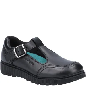 Black Kerry Junior School Shoes