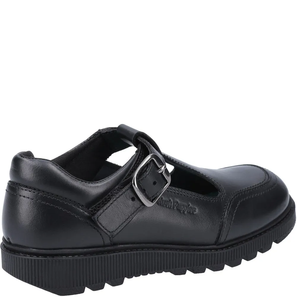 Black Kerry Junior School Shoes