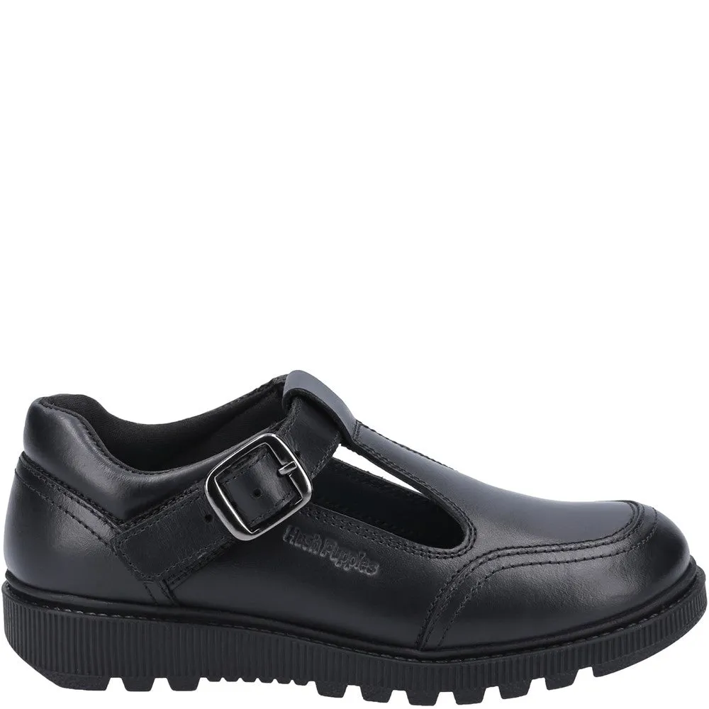 Black Kerry Junior School Shoes