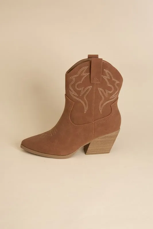 Blazing Ankle High Western Boots
