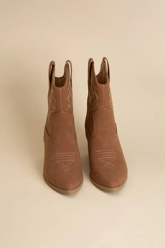 Blazing Ankle High Western Boots