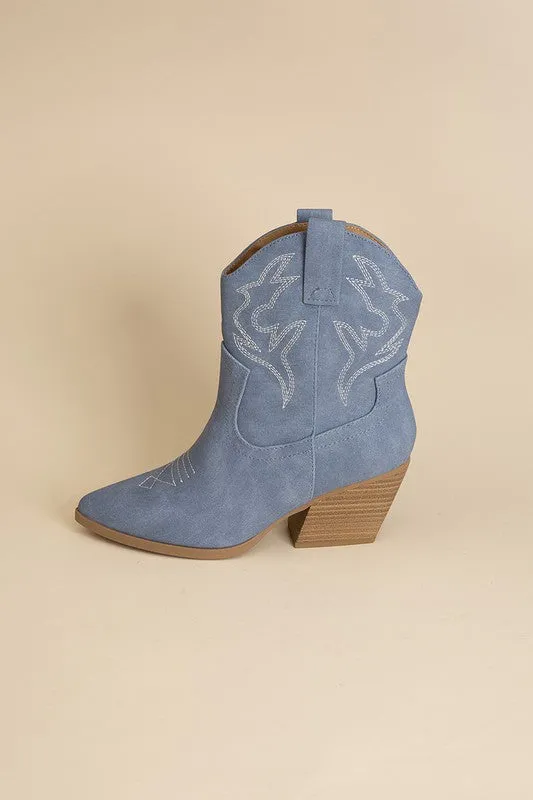 Blazing Ankle High Western Boots