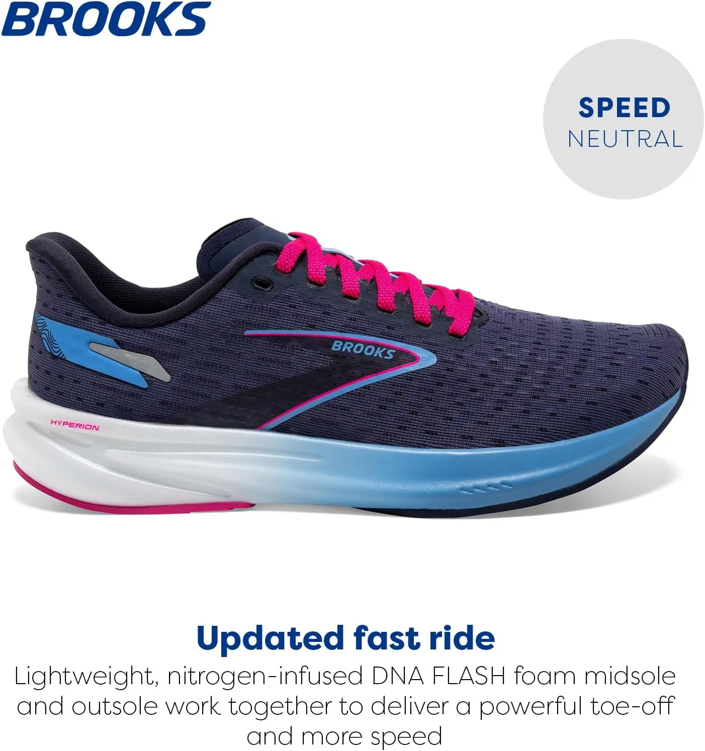 Brooks Womens Hyperion Neutral Running Shoe