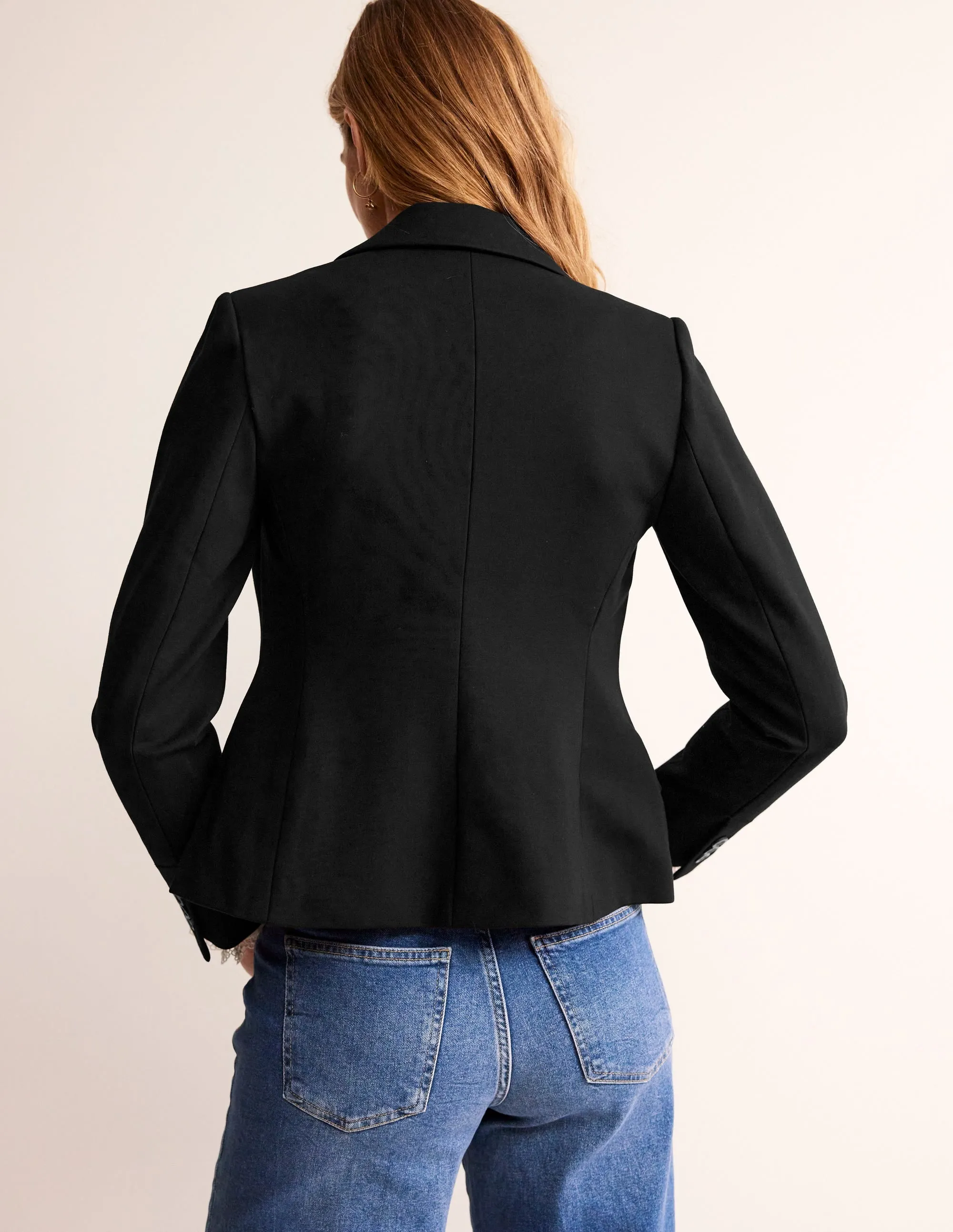 Canonbury Ponte Blazer-Black