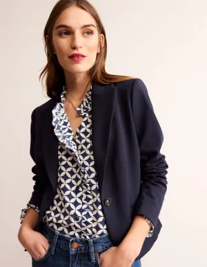 Canonbury Ponte Blazer-Navy