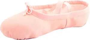 Canvas Ballet Shoes Toddler Girls Ballet Slippers No-Tie Boys Dance Ballet Shoes Softy Sole Practice Dance Shoes