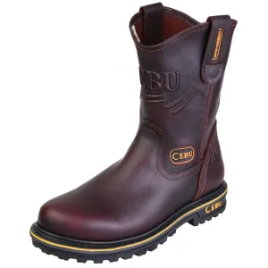 Cebu Men's TRACTOR  10" Pull On Work Boots