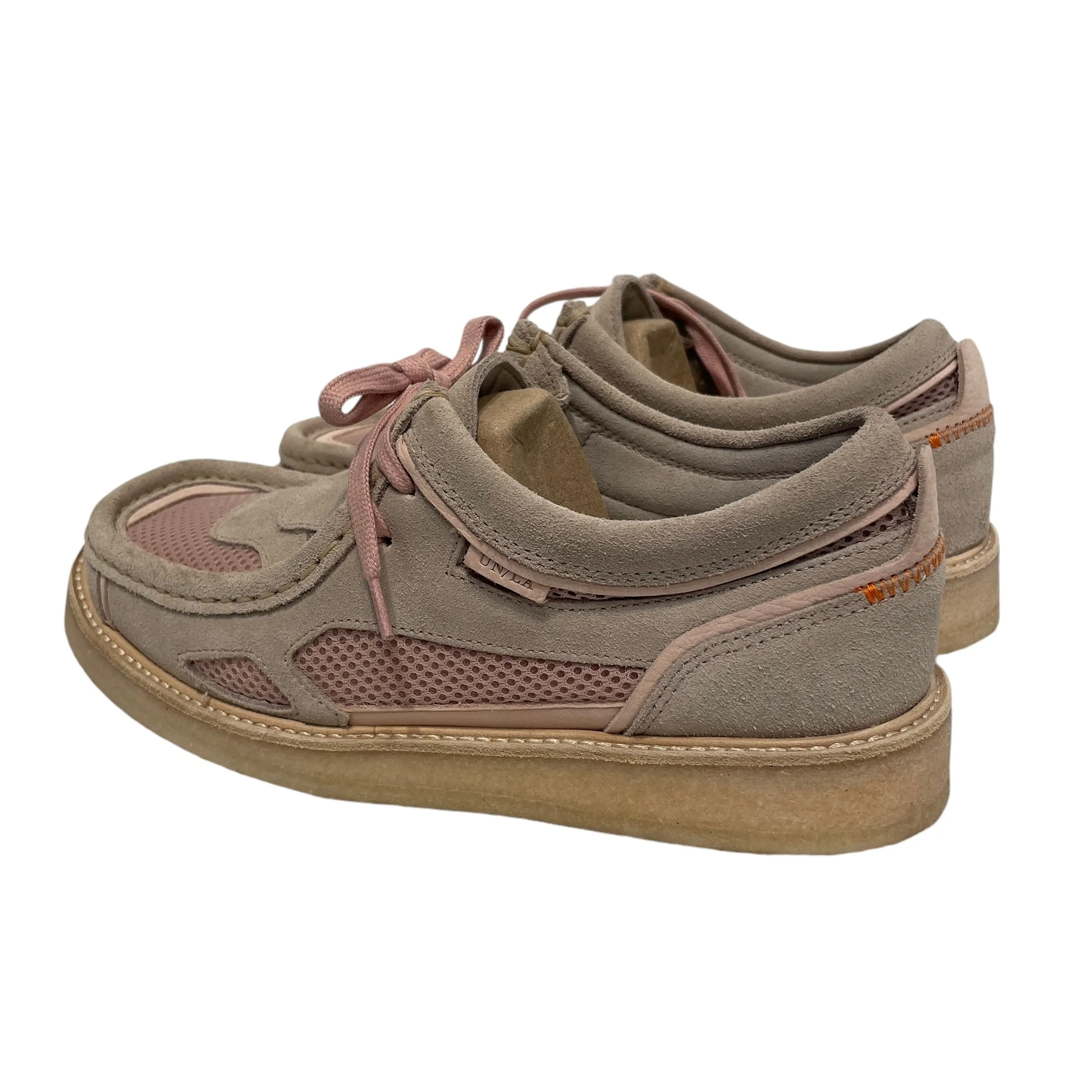 Clarks/Union Los Angeles/Loafers/US 7/Suede/PNK/Square-Toe/UnionLA x Clarks