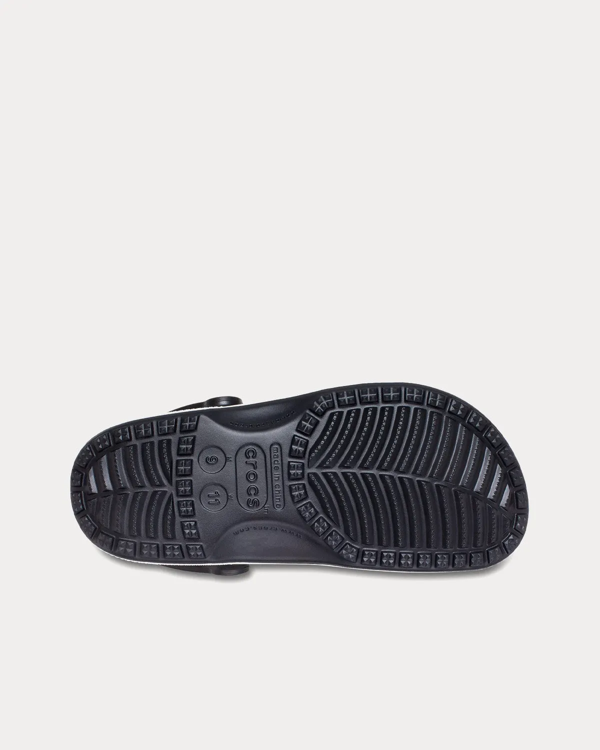 Classic Clog Black / White Slip Ons