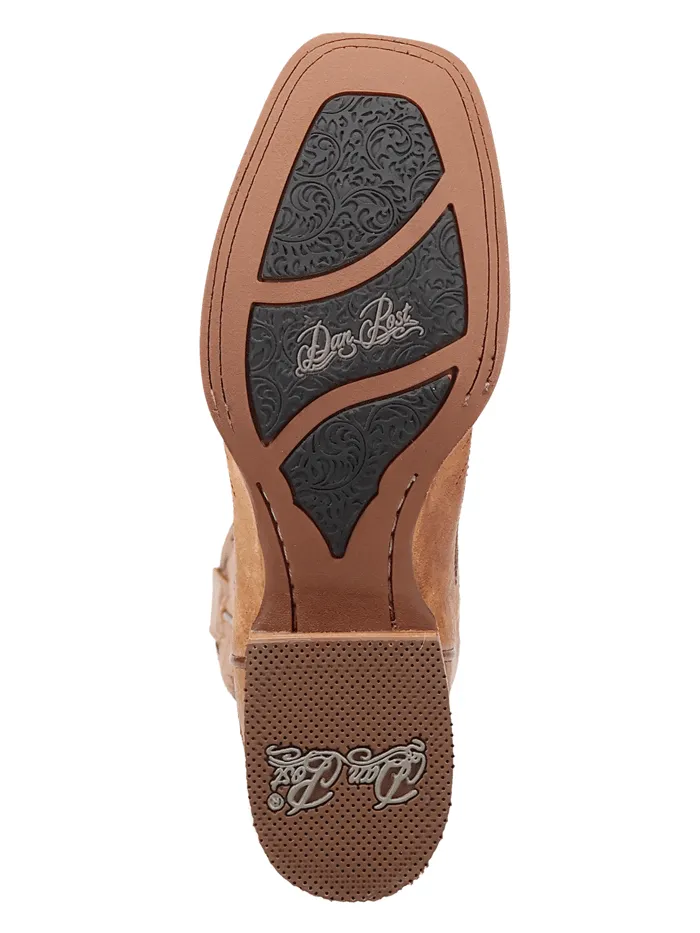 Dan Post Women's 12" Gale Tan Square Toe Western Boot