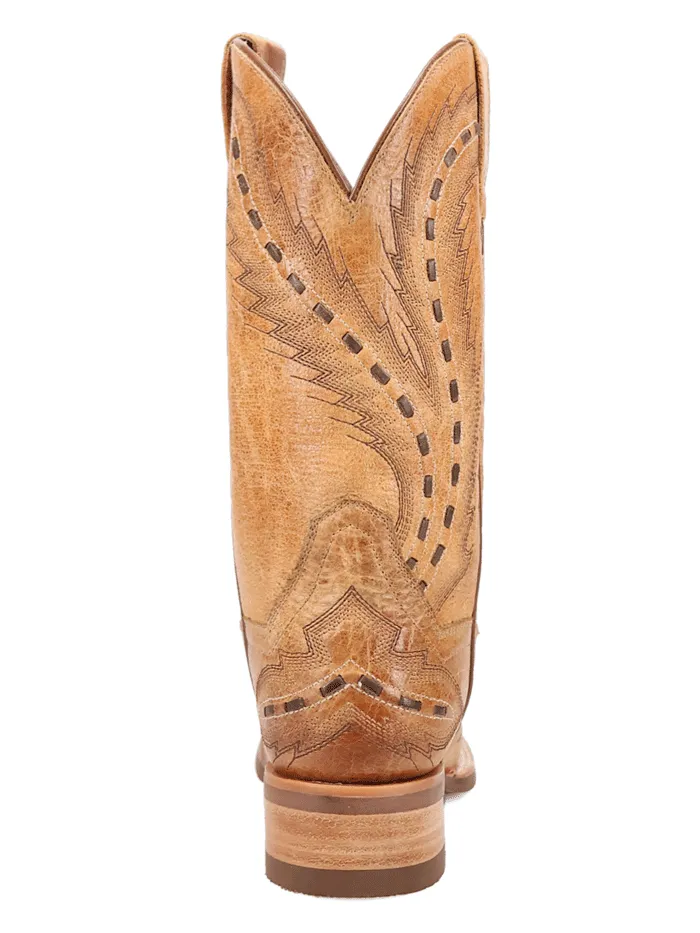 Dan Post Women's 12" Gale Tan Square Toe Western Boot