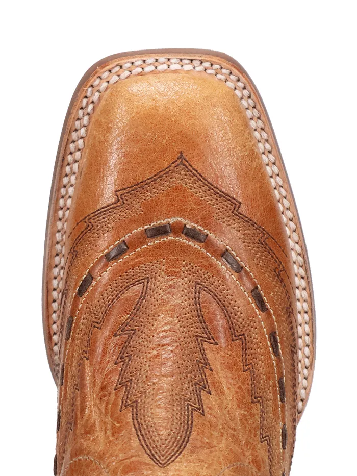Dan Post Women's 12" Gale Tan Square Toe Western Boot