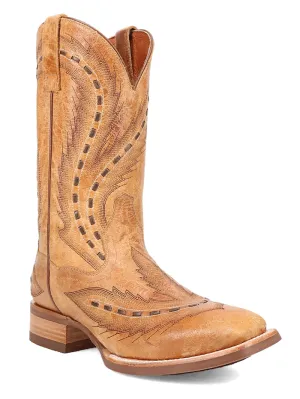 Dan Post Women's 12" Gale Tan Square Toe Western Boot
