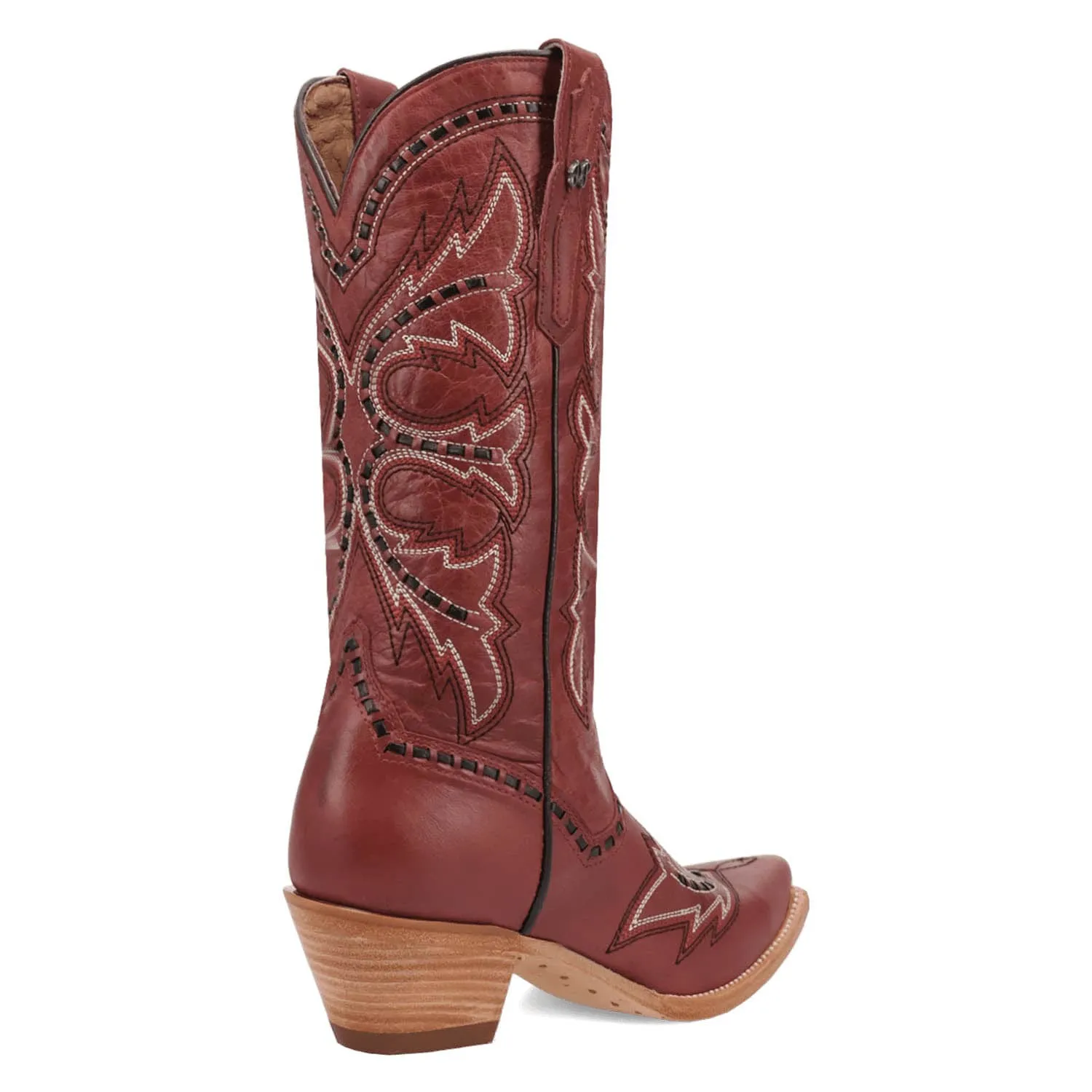 Dan Post Womens Mesa Red Leather Cowboy Boots