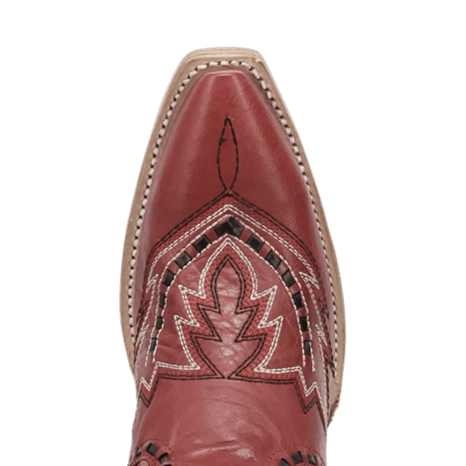 Dan Post Womens Mesa Red Leather Cowboy Boots