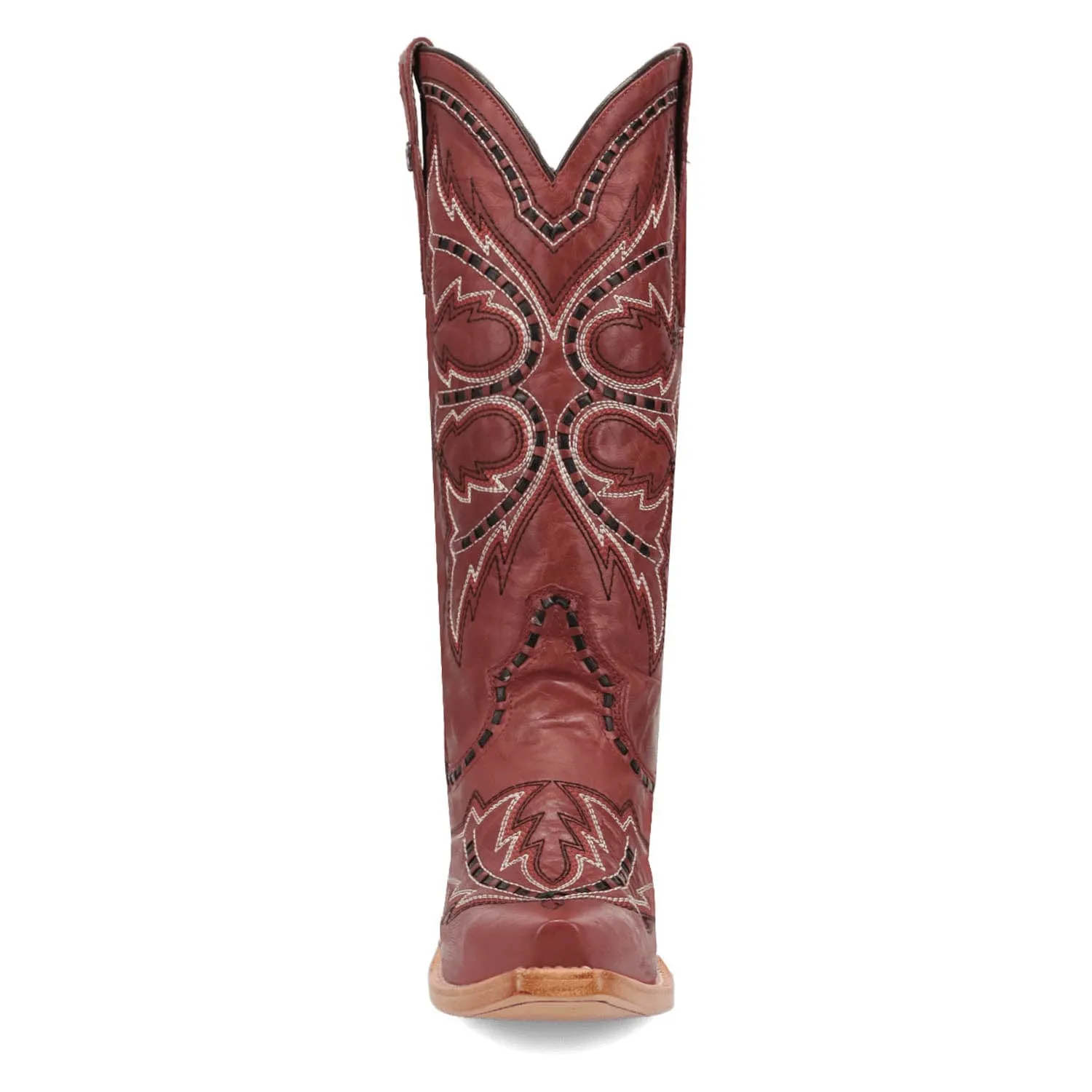Dan Post Womens Mesa Red Leather Cowboy Boots
