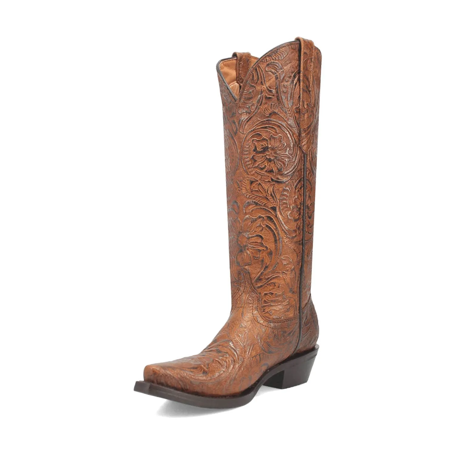Dingo Womens Bellona Brown Leather Cowboy Boots 9.5 M