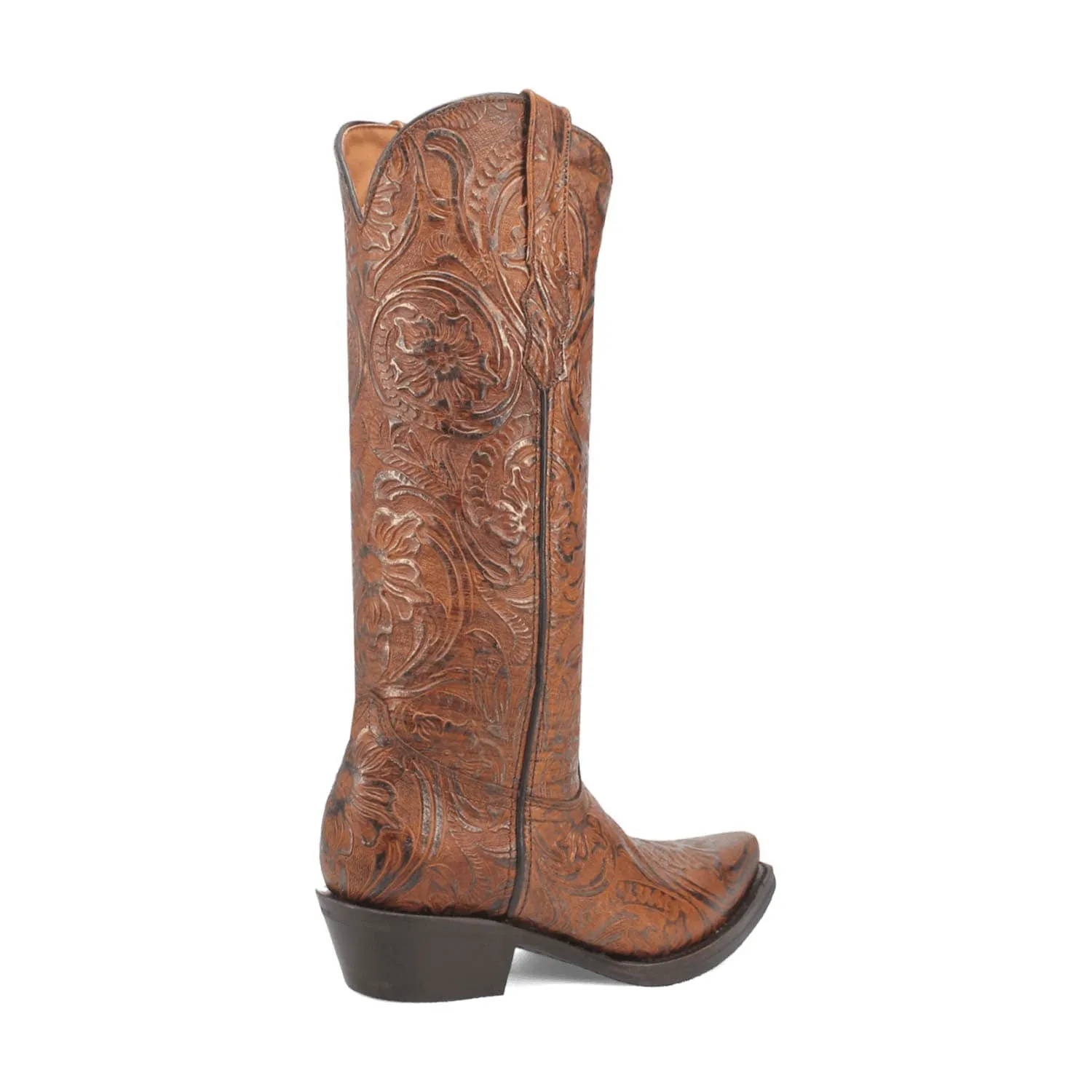 Dingo Womens Bellona Brown Leather Cowboy Boots 9.5 M