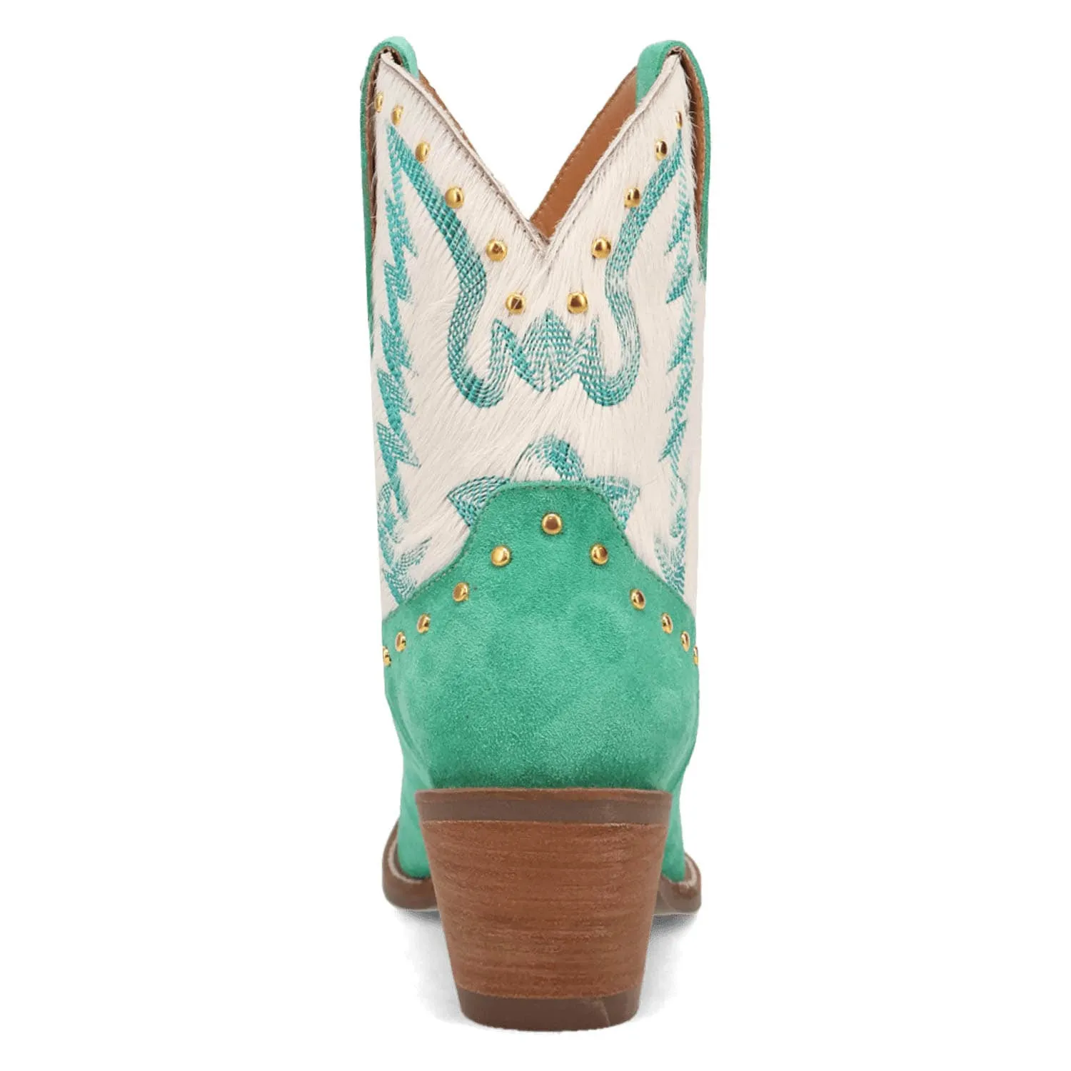 Dingo Womens Rodeo Queen Green Suede Cowboy Boots