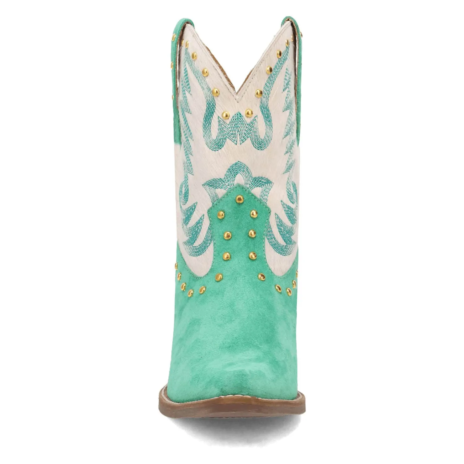Dingo Womens Rodeo Queen Green Suede Cowboy Boots