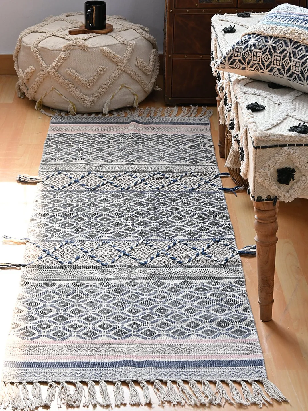 DOWNTOWN - BLOCK PRINTED FLOOR RUNNER