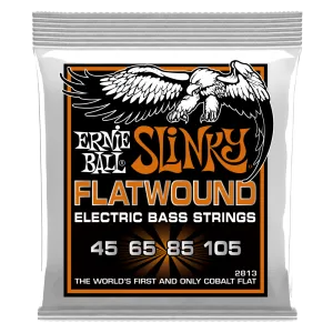 Ernie Ball 2813EB Hybrid Slinky Flatwound Bass Strings 45-105