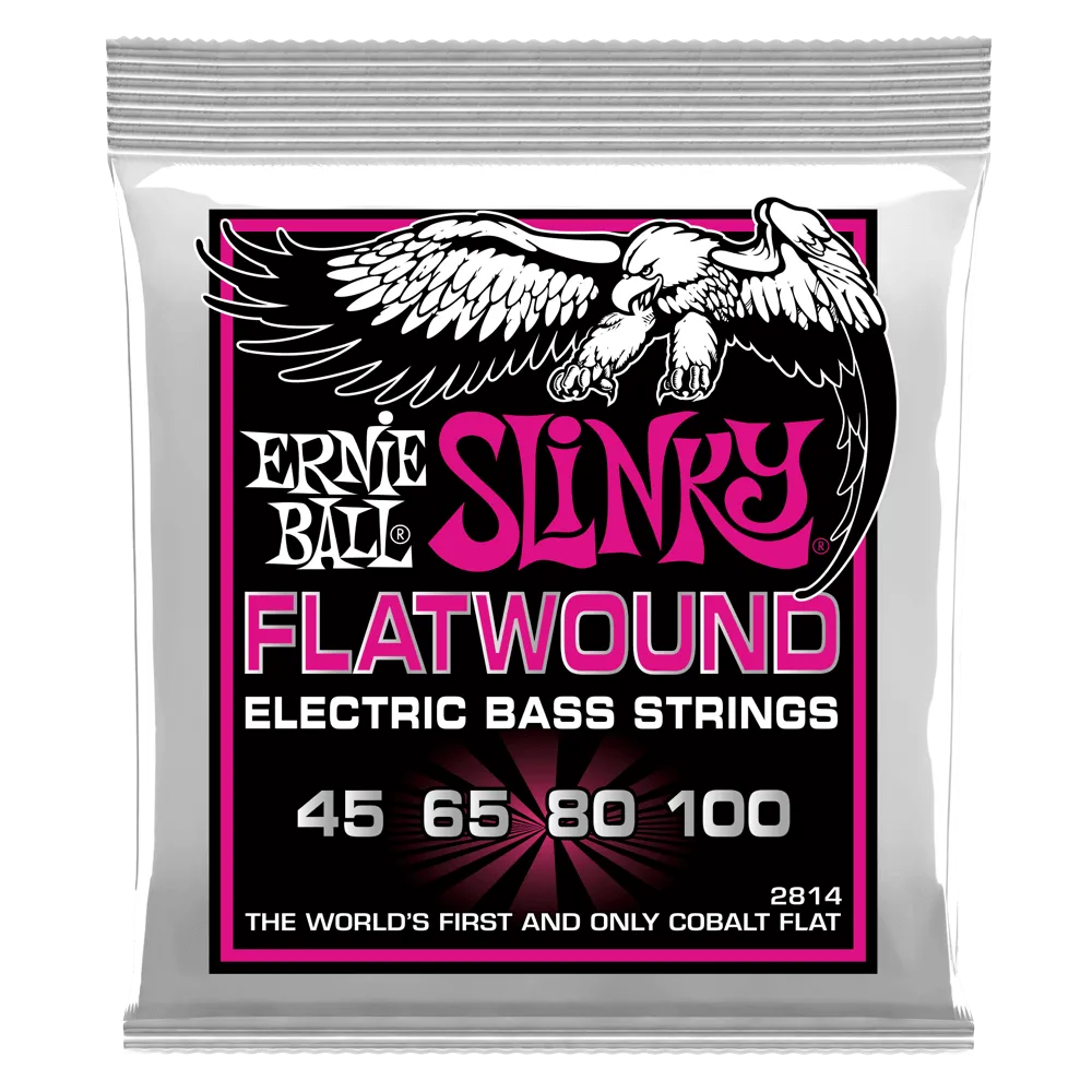 Ernie Ball 2814 Slinky Flatwound Bass 45 - 100 Guitar String
