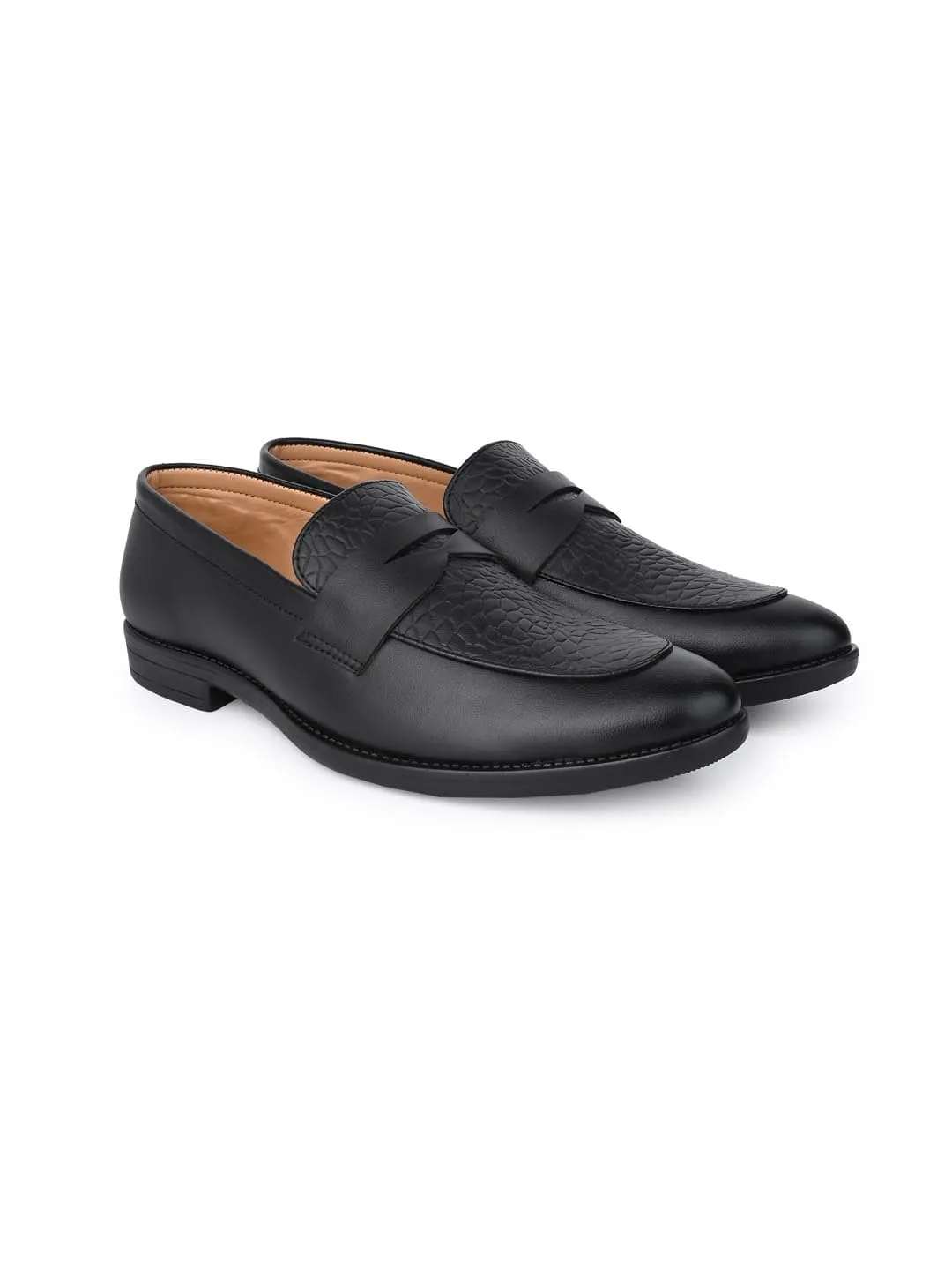 Esmee Black Men Formal Slip Ons