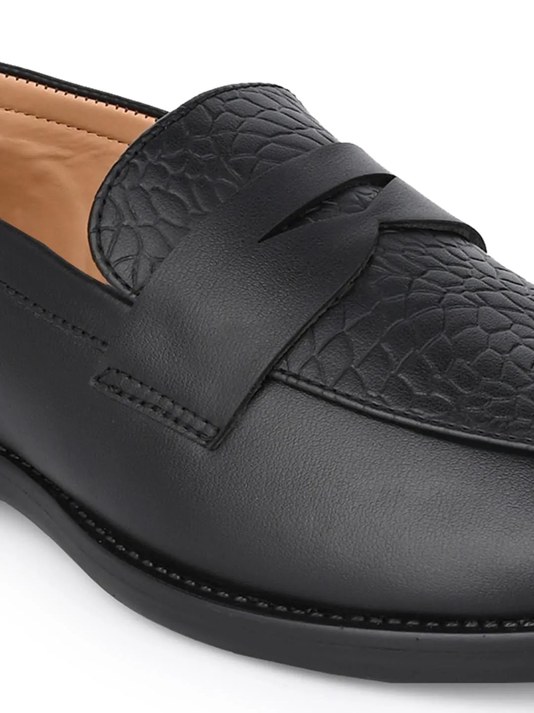 Esmee Black Men Formal Slip Ons