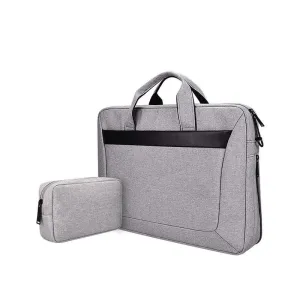 Executive 2 in 1 Laptop Shoulder Bag -Ash