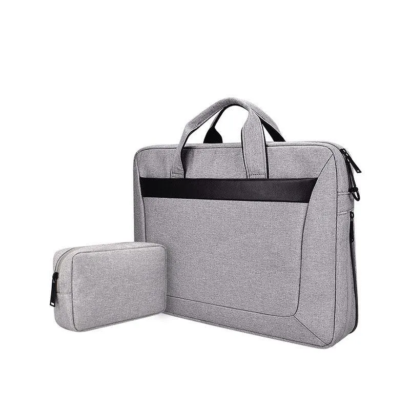Executive 2 in 1 Laptop Shoulder Bag -Ash