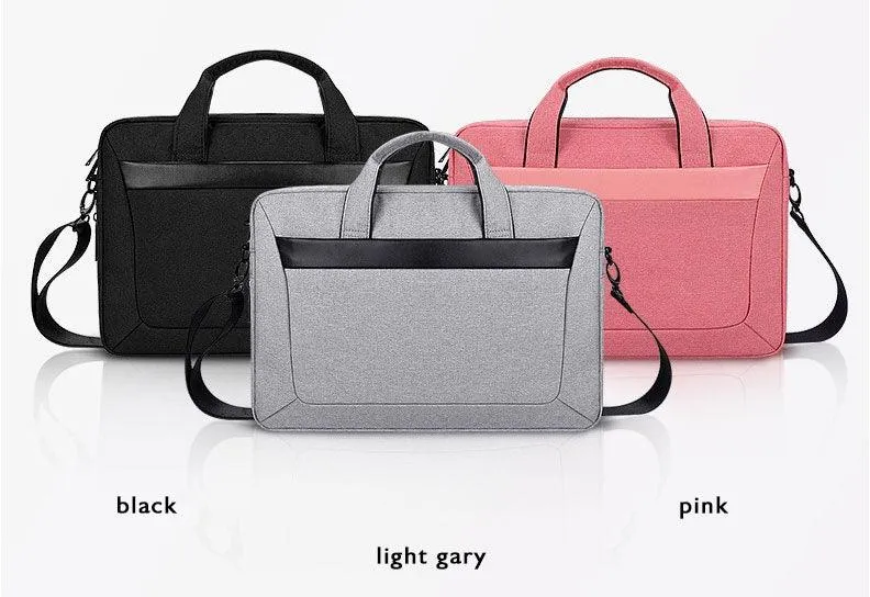 Executive 2 in 1 Laptop Shoulder Bag -Ash