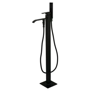 Executive KS4130QLL Single-Handle 1-Hole Freestanding Tub Faucet with Hand Shower, Matte Black Executive KS4130QLL Single-Handle 1-Hole Freestanding Tub Faucet with Hand Shower, Matte Black