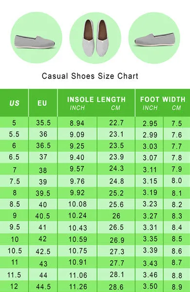 Floral Arrangement Casual Shoes