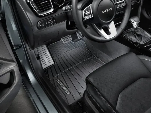Genuine Kia Ceed Sw Floor Mats, All Weather, With Grey Accent, Rhd
