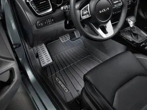 Genuine Kia Ceed Sw Floor Mats, All Weather, With Grey Accent, Rhd