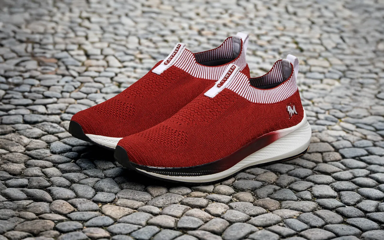 Grip Fit Slip Ons : Maroon