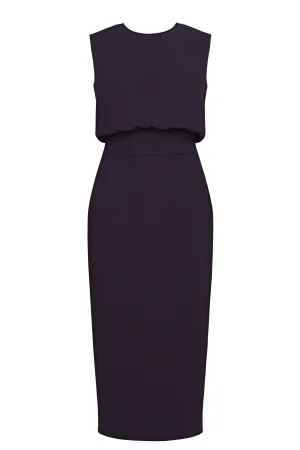 Harper Dress Navy Made to Measure