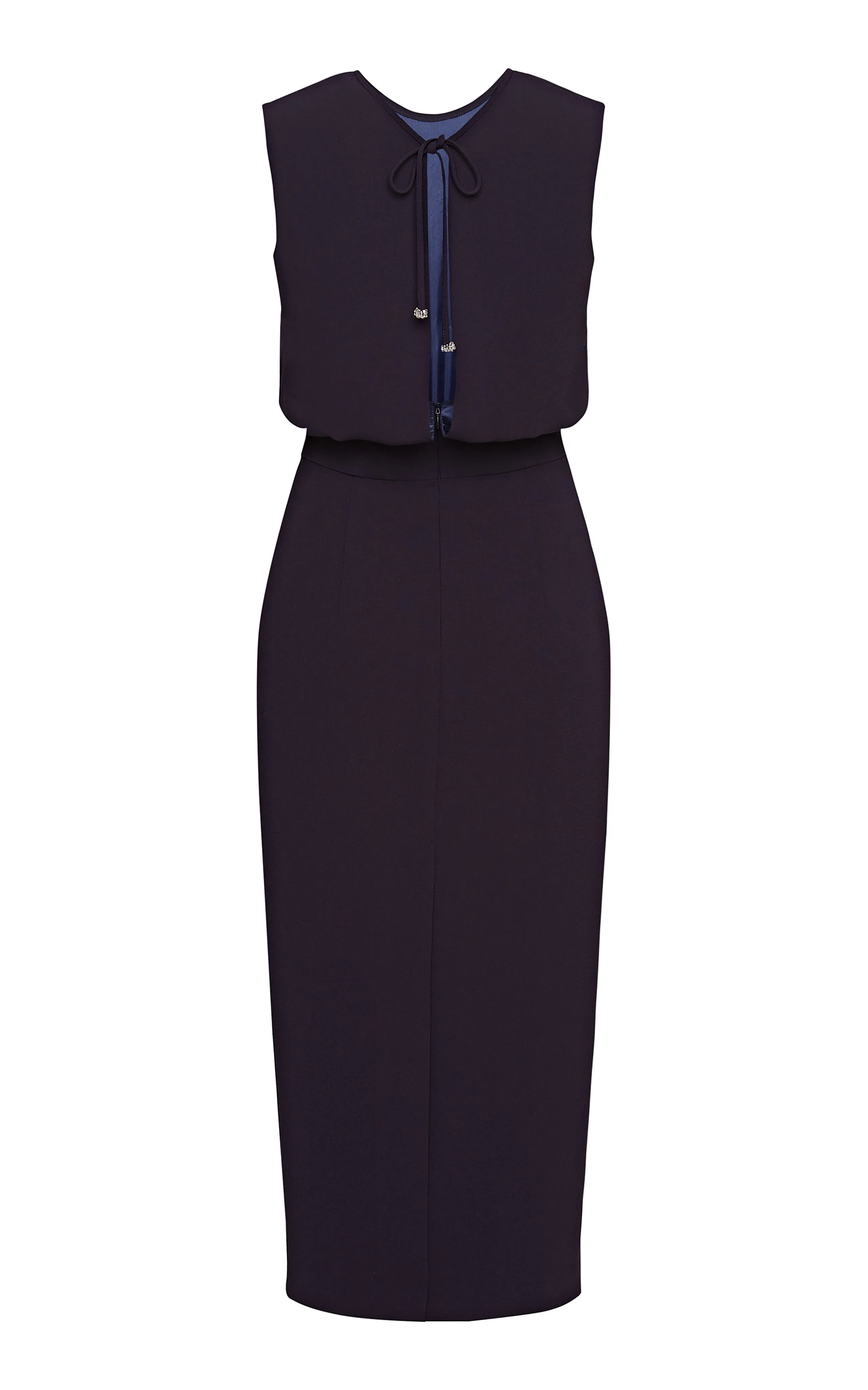 Harper Dress Navy Made to Measure