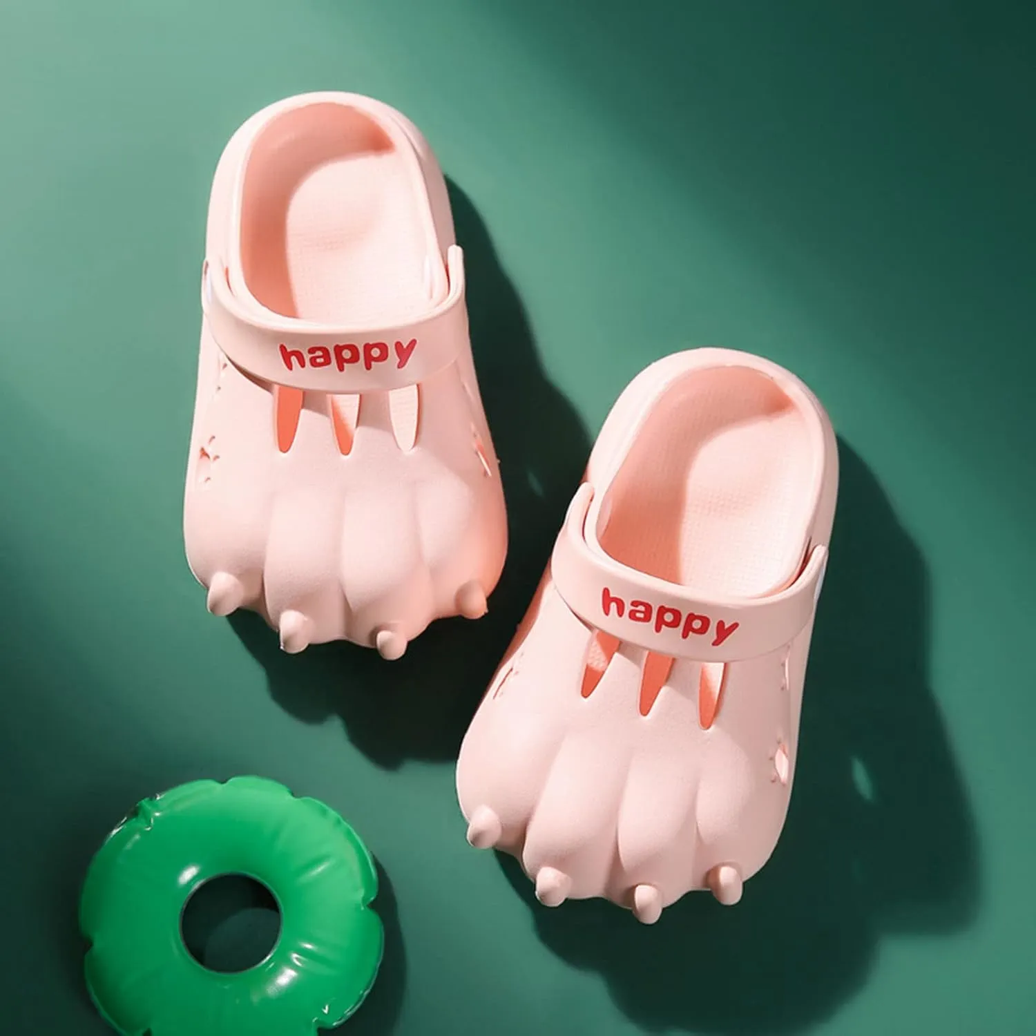 Kids Dinosaur Slippers Kids Garden Beach Dinosaur Clogs Summer Cute Indoor Toddler Close Toe Sandals Boys