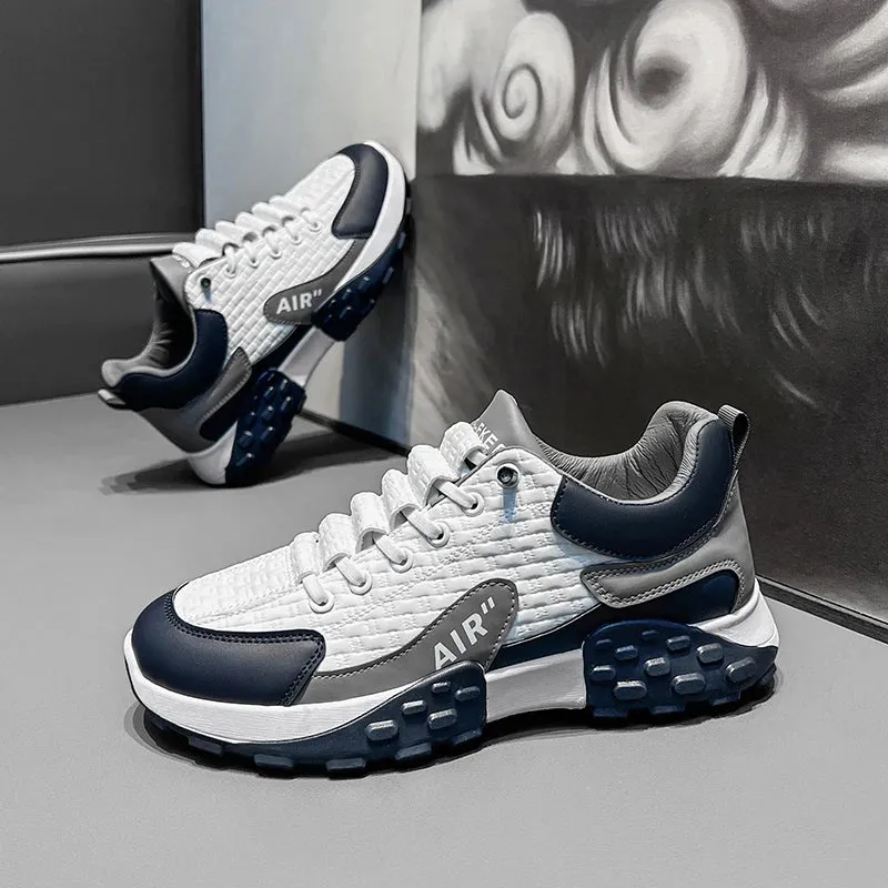 KUCLUT Y116 Men's Casual Sneakers Breathable Shoes Thick Sole Loafers Outdoor Running Street Fashion Shoes Male's Walking Shoes