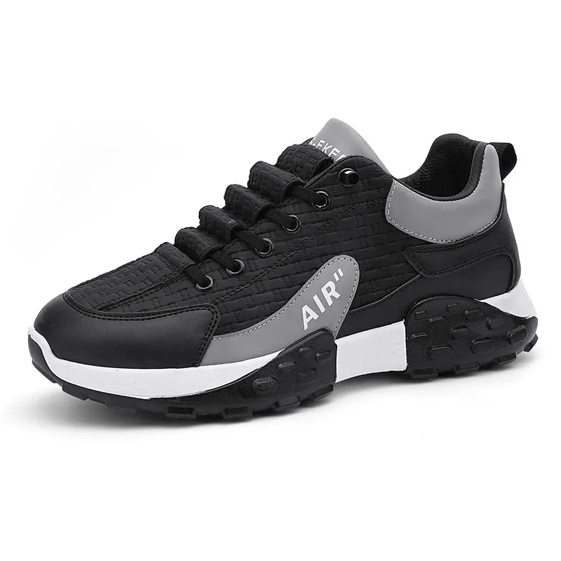 KUCLUT Y116 Men's Casual Sneakers Breathable Shoes Thick Sole Loafers Outdoor Running Street Fashion Shoes Male's Walking Shoes