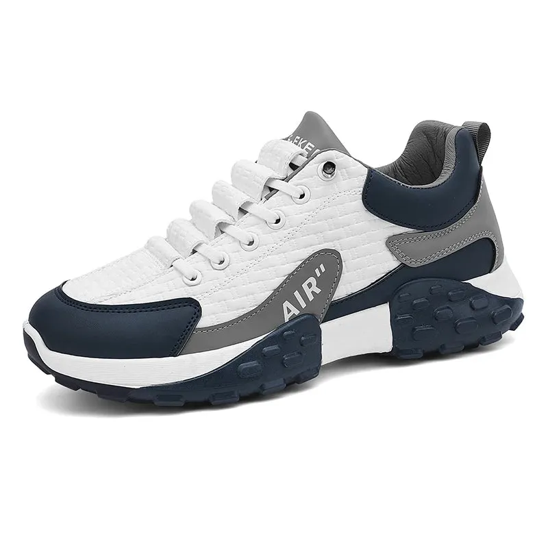 KUCLUT Y116 Men's Casual Sneakers Breathable Shoes Thick Sole Loafers Outdoor Running Street Fashion Shoes Male's Walking Shoes