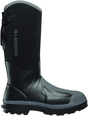 LaCrosse Mens 14 Alpha Range Rubber Work Boots with Composite Toe, Premium Natural Rubber Construction, and Grippy Vulcanized Outsole